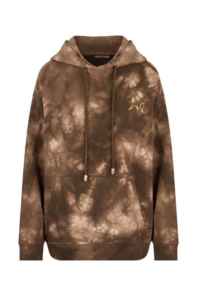 Roberto Cavalli Sweatshirt with Tie Dye