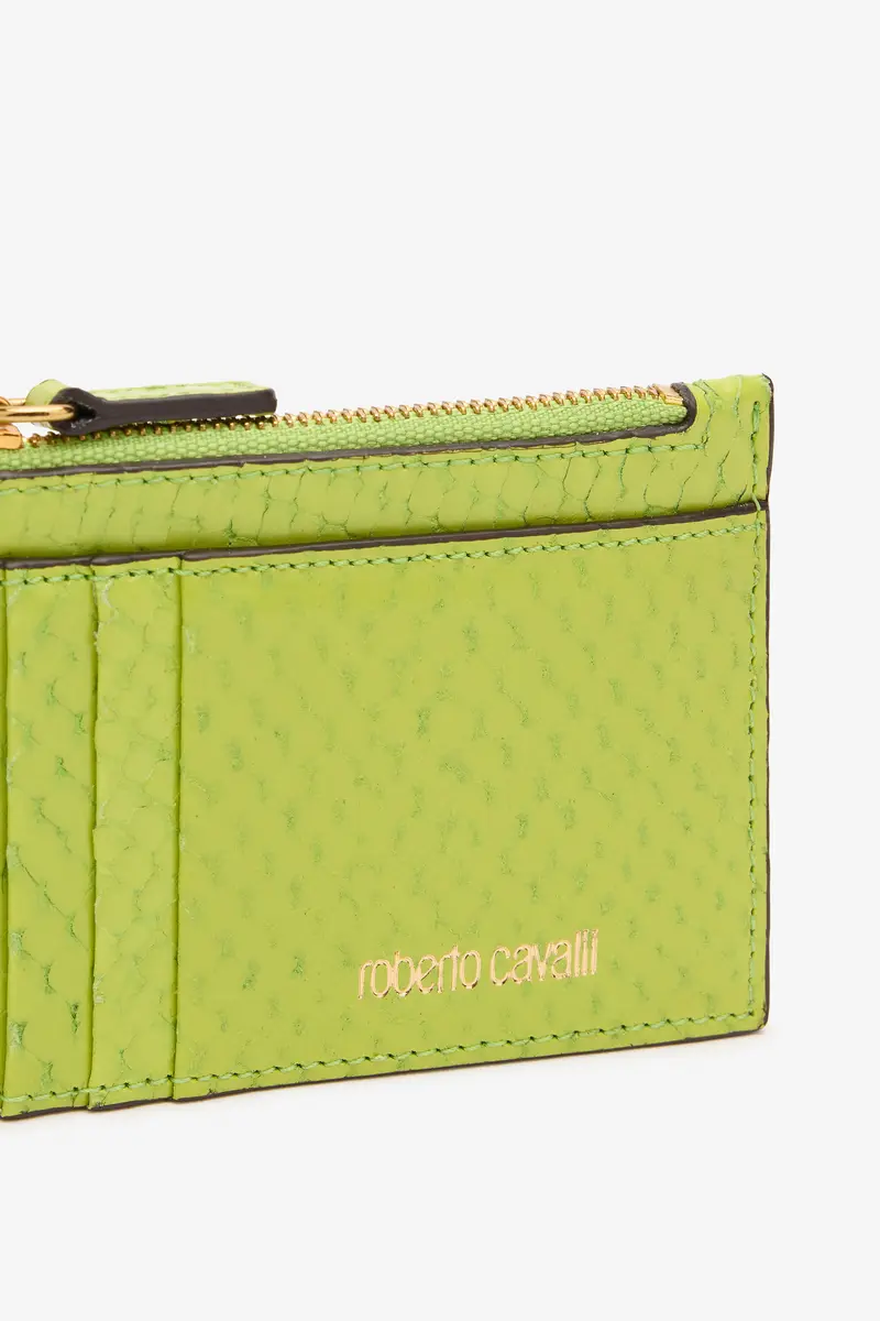 Roberto Cavalli Snake Scale-Effect Coin Purse | Thumbnail 3 Roberto Cavalli Snake Scale-Effect Coin Purse | Thumbnail 3