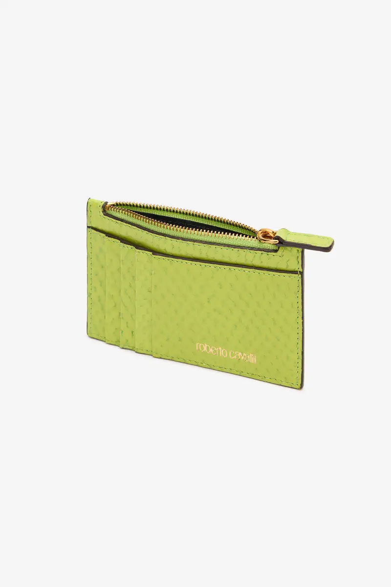 Roberto Cavalli Snake Scale-Effect Coin Purse | Thumbnail 4 Roberto Cavalli Snake Scale-Effect Coin Purse | Thumbnail 4