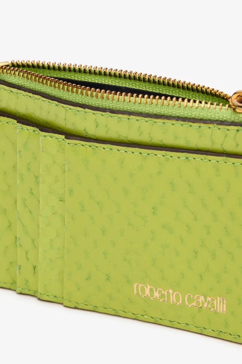 Roberto Cavalli Snake Scale-Effect Coin Purse | Thumbnail 5 Roberto Cavalli Snake Scale-Effect Coin Purse | Thumbnail 5