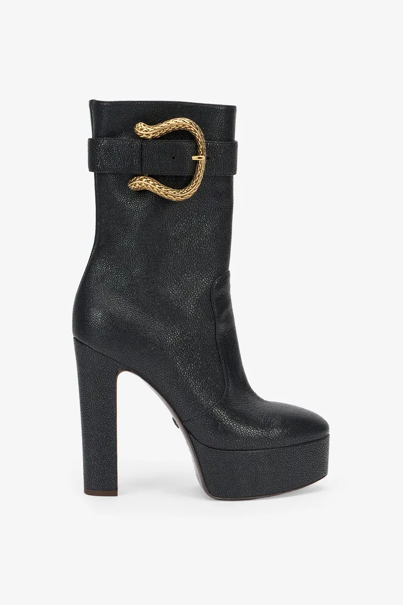 Roberto Cavalli Black Platform Boots | Thumbnail 2 Roberto Cavalli Black Platform Boots | Thumbnail 2