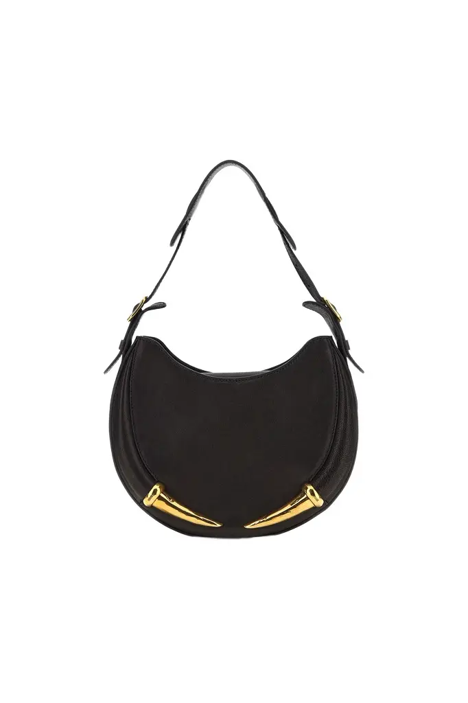 Roberto Cavalli Large Fang Shoulder Bag