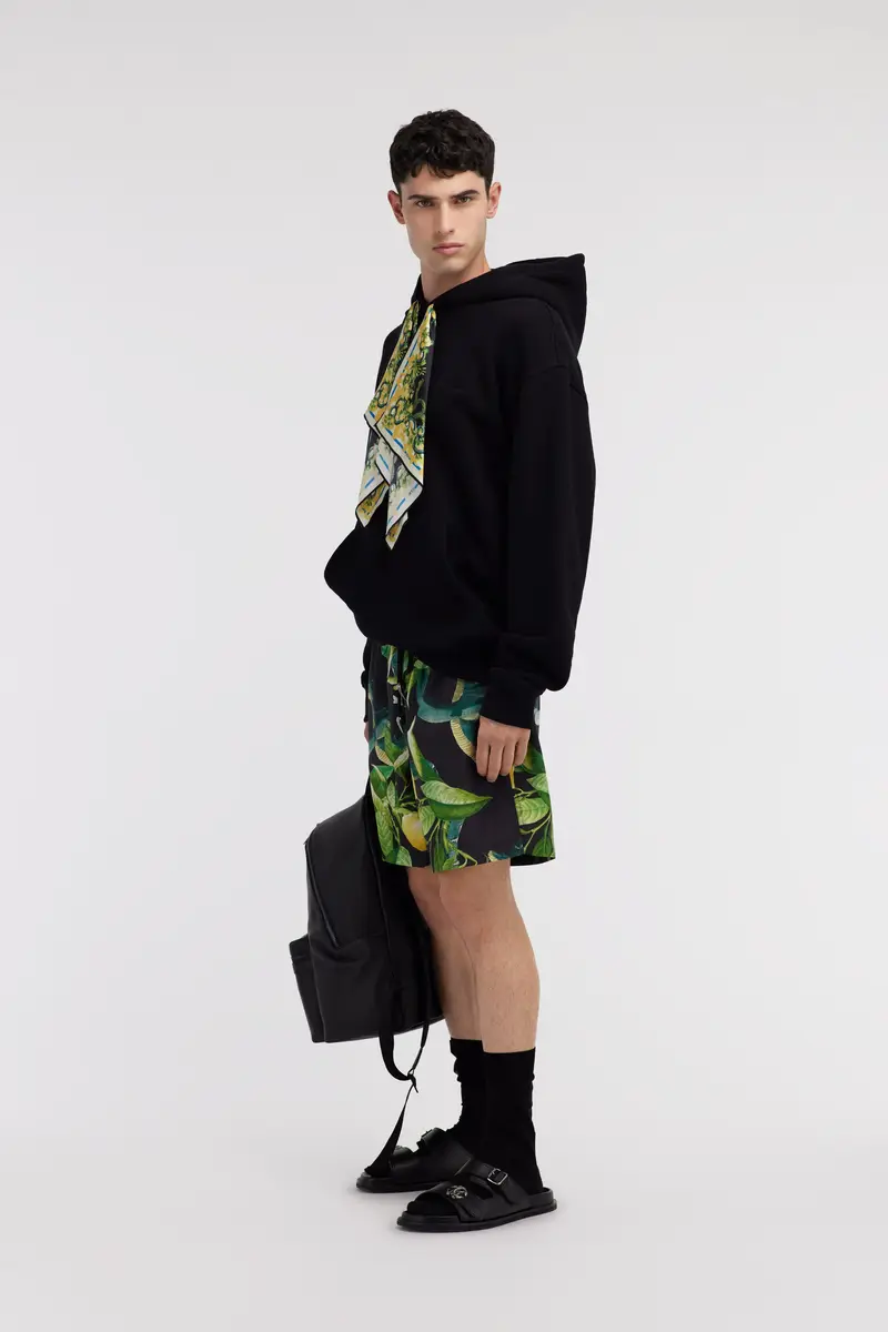 Roberto Cavalli Sweatshirt with laces and Lemon Snake print details | Thumbnail 5 Roberto Cavalli Sweatshirt with laces and Lemon Snake print details | Thumbnail 5