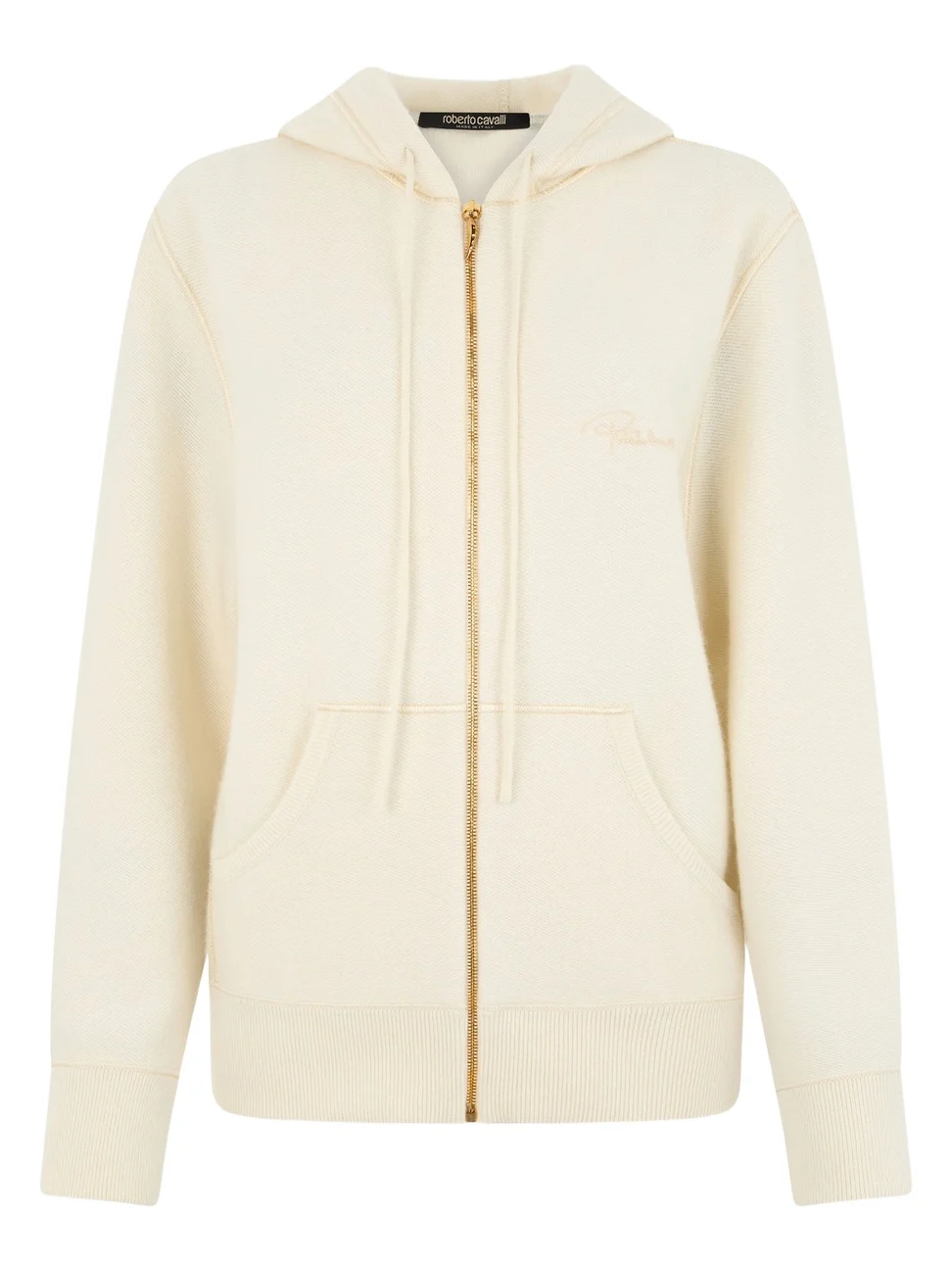 Roberto Cavalli Knitted zip-up sweatshirt