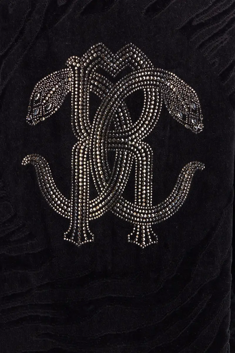 Roberto Cavalli Crystal Snakes terry cotton bathrobe. | Thumbnail 4 Roberto Cavalli Crystal Snakes terry cotton bathrobe. | Thumbnail 4