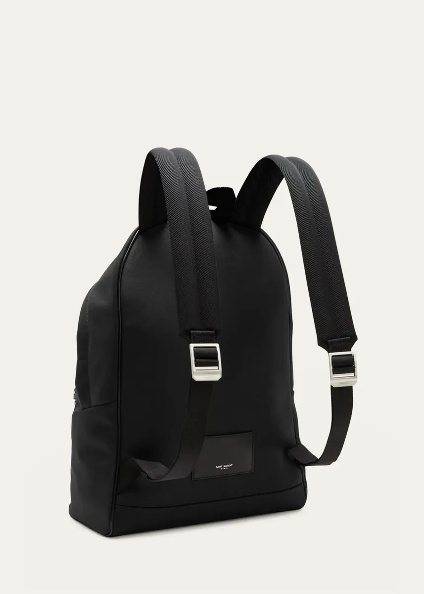 Saint Laurent Men's City Canvas Backpack | Thumbnail 3 Saint Laurent Men's City Canvas Backpack | Thumbnail 3