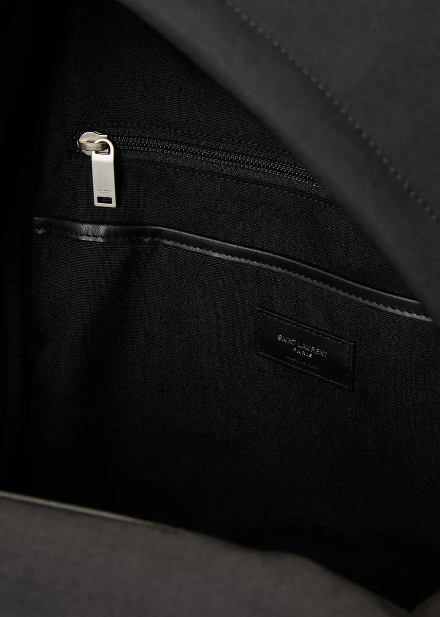 Saint Laurent Men's City Canvas Backpack | Thumbnail 4 Saint Laurent Men's City Canvas Backpack | Thumbnail 4
