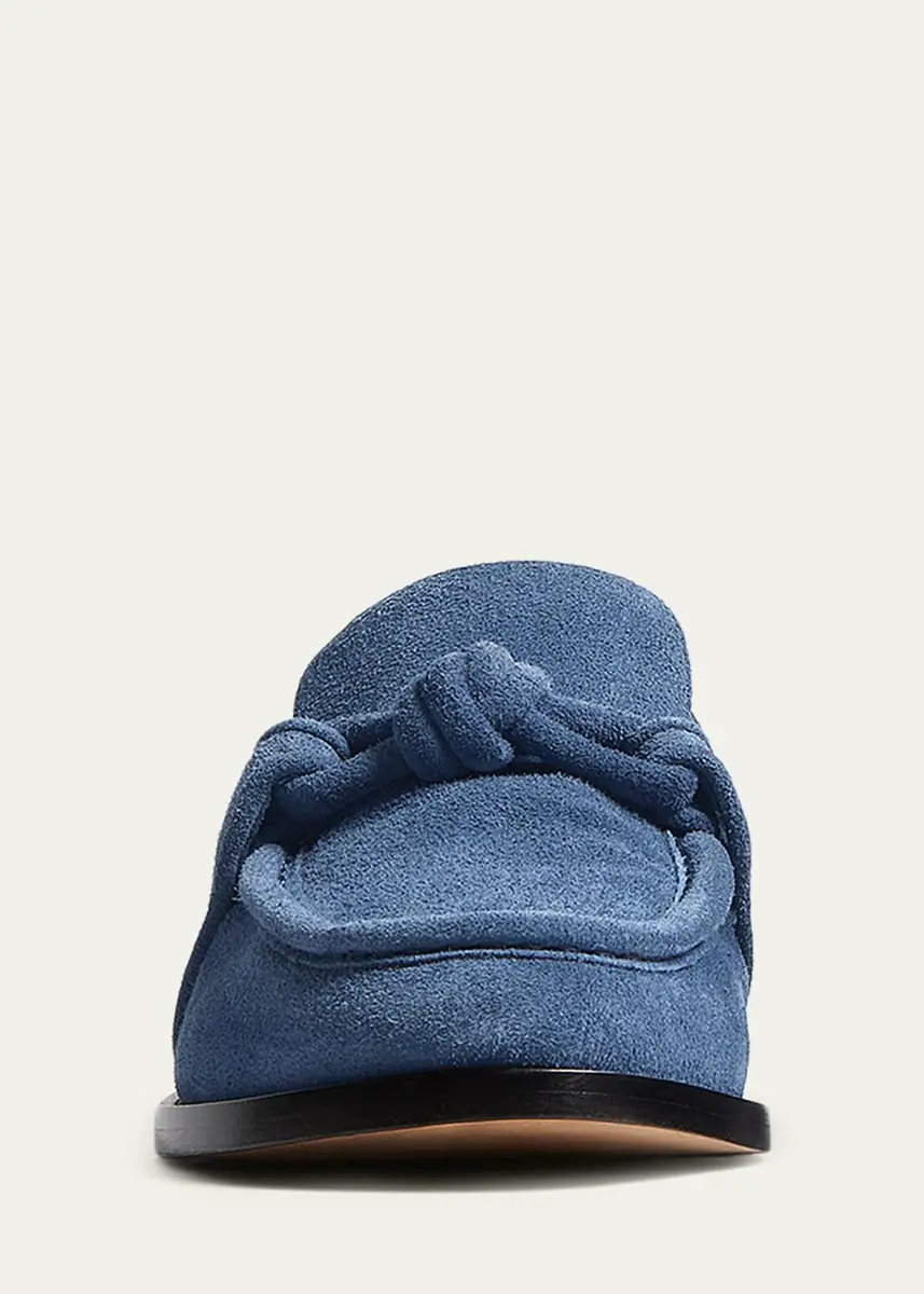 Bottega Veneta Astaire Knot Soft Suede Loafers | Thumbnail 7