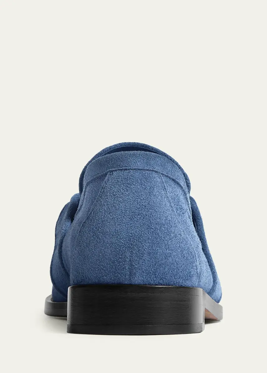 Bottega Veneta Astaire Knot Soft Suede Loafers | Thumbnail 9