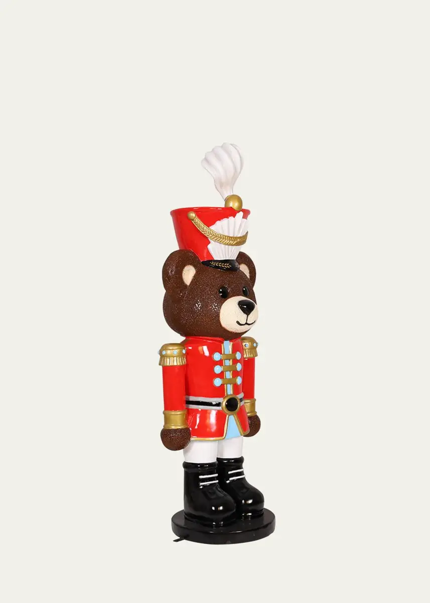 Universal Statues 4' Teddy Bear Nutcracker Statue | Thumbnail 5 Universal Statues 4' Teddy Bear Nutcracker Statue | Thumbnail 5