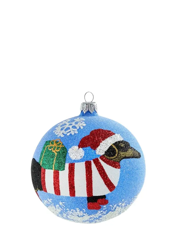 Thomas Glenn Holidays Dachshund Through the Snow Christmas Ornament