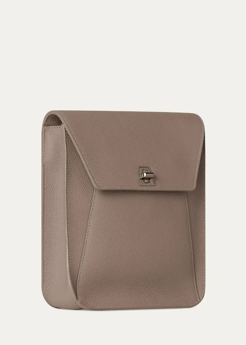 Akris Anouk Small Leather Messenger Bag | Thumbnail 6 Akris Anouk Small Leather Messenger Bag | Thumbnail 6