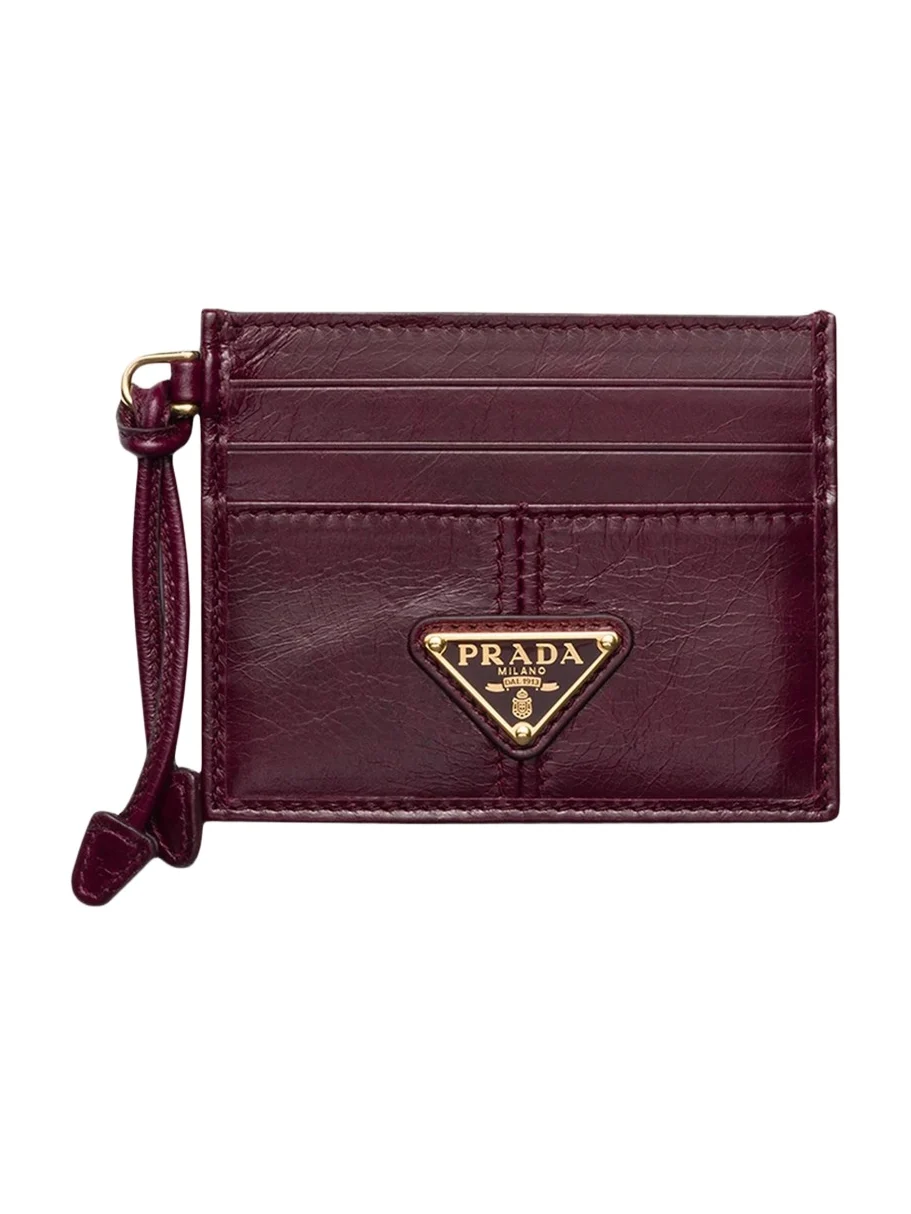Prada Soft Lux Leather Card Case