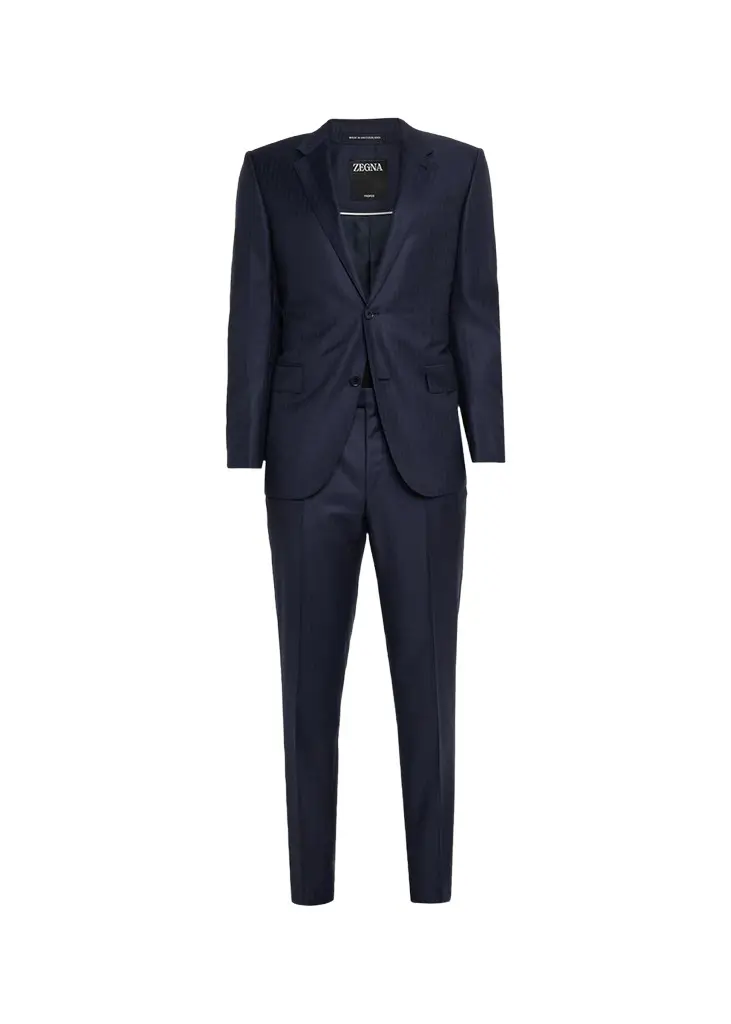 Zegna Men's Trofeo Wool Tonal Stripe Two-Piece Suit