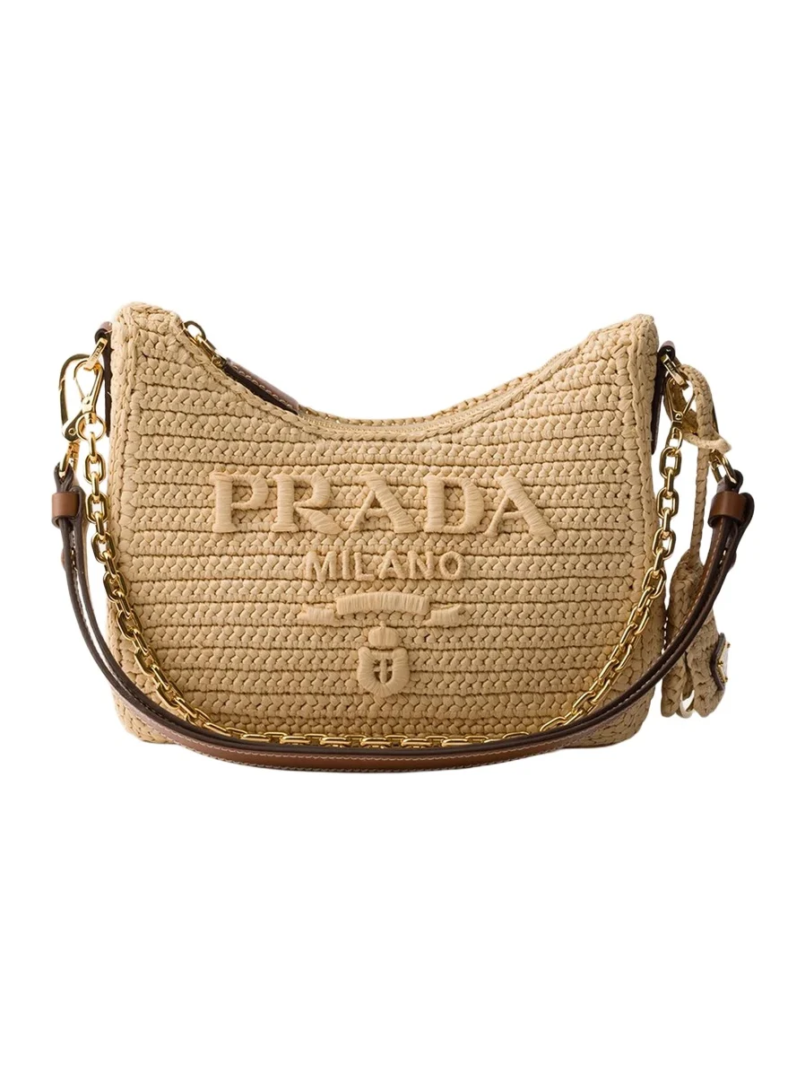 Prada Re-Edition Mini Crochet Shoulder Bag