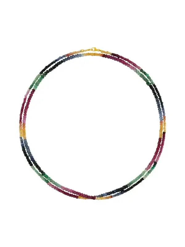 Arizona Rainbow Sapphire Double-Strand Necklace Arizona Rainbow Sapphire Double-Strand Necklace