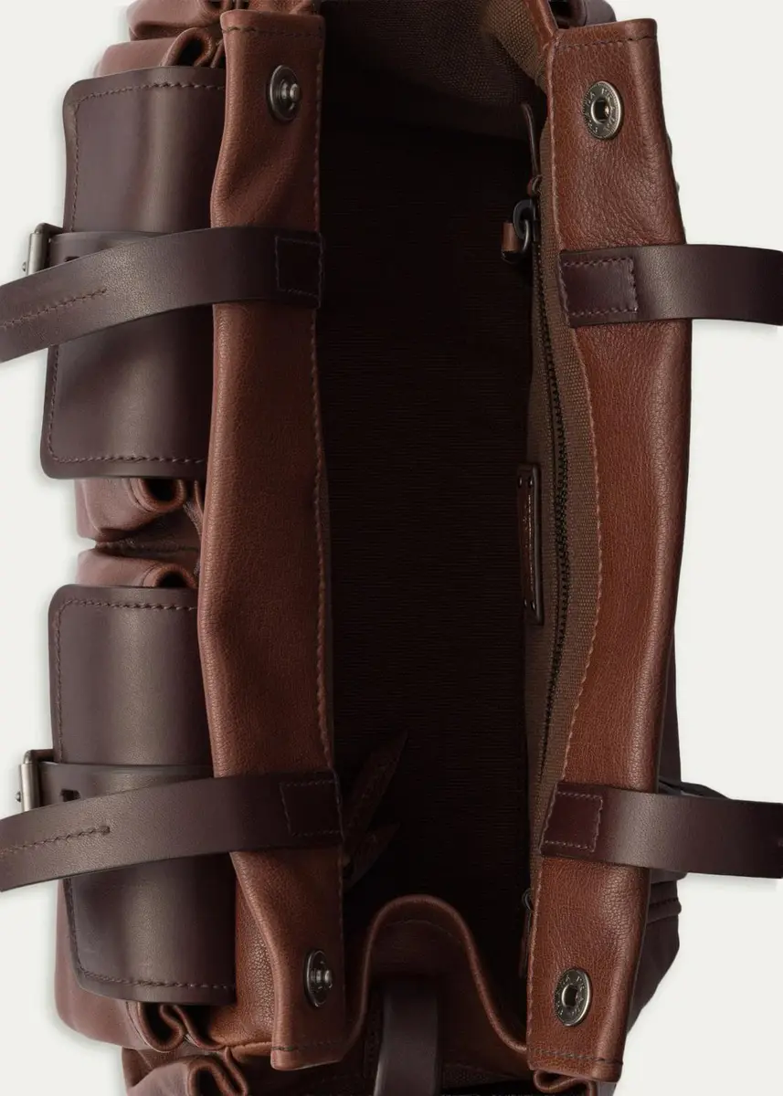 Prada Route Medium Buffalo Leather Shoulder Bag | Thumbnail 3 Prada Route Medium Buffalo Leather Shoulder Bag | Thumbnail 3