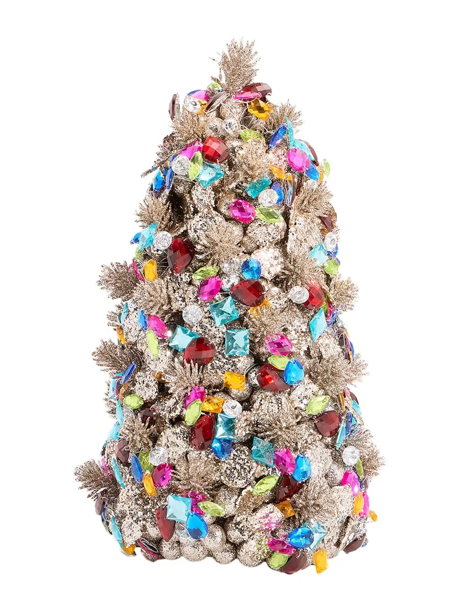 Salzburg Creations Bright Holiday 12" Tabletop Christmas Tree