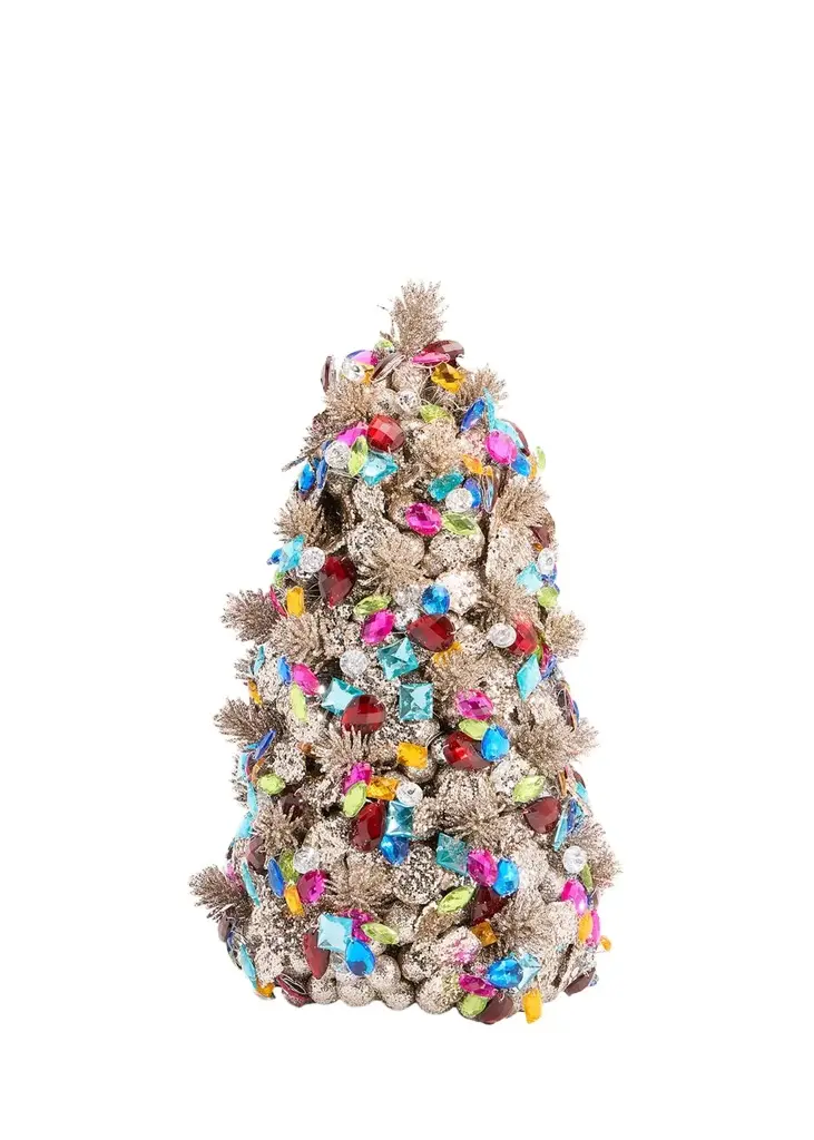 Salzburg Creations Bright Holiday 12" Tabletop Christmas Tree