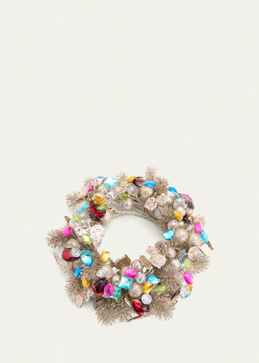Salzburg Creations Bright Holiday 4" Candle Ring Wreath | Thumbnail 2 Salzburg Creations Bright Holiday 4" Candle Ring Wreath | Thumbnail 2