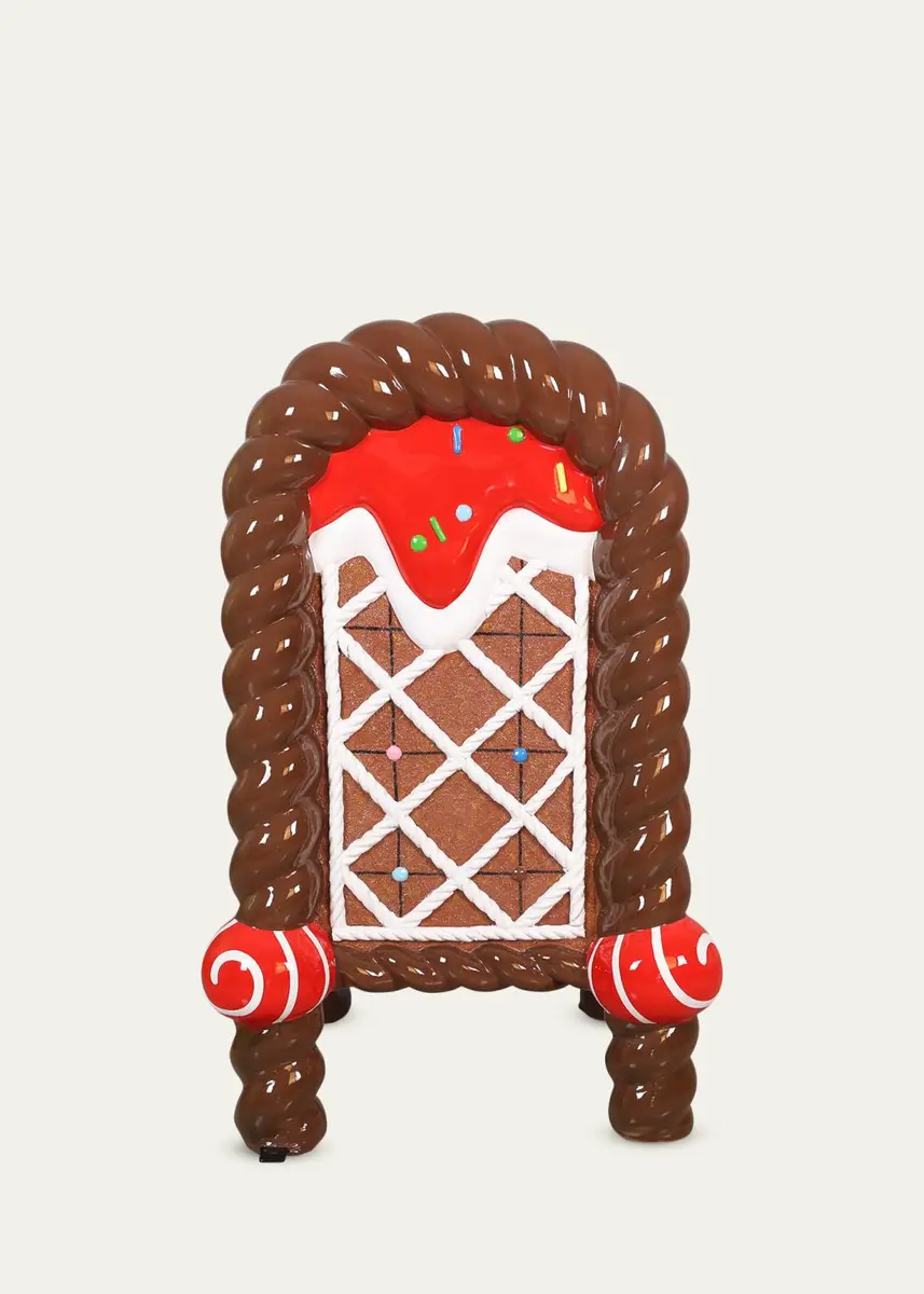 Universal Statues Gingerbread Mailbox Indoor/Outdoor Christmas Statue | Thumbnail 3 Universal Statues Gingerbread Mailbox Indoor/Outdoor Christmas Statue | Thumbnail 3
