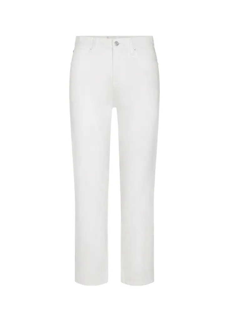 Frame The Hang Coated Straight-Leg Jeans