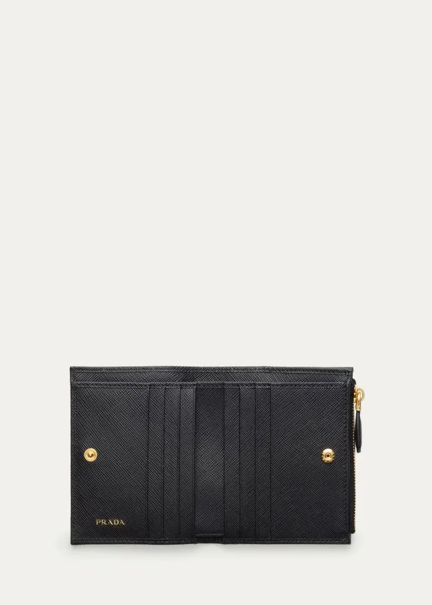 Prada Saffiano Leather Bifold Wallet | Thumbnail 2