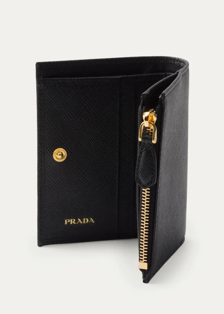 Prada Saffiano Leather Bifold Wallet | Thumbnail 4