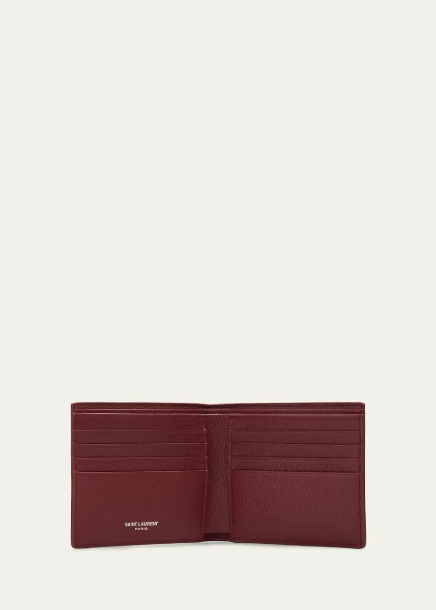 Saint Laurent Men's Leather Bifold Wallet | Thumbnail 3 Saint Laurent Men's Leather Bifold Wallet | Thumbnail 3