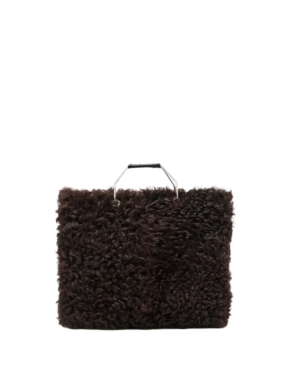 Plan C Big Shearling Shopper Top-Handle Bag | Thumbnail 2 Plan C Big Shearling Shopper Top-Handle Bag | Thumbnail 2