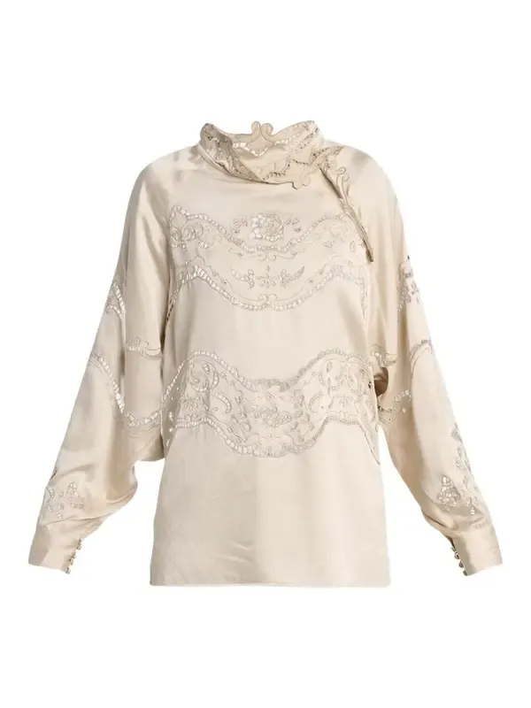 Enelia Silk-Blend Blouse Enelia Silk-Blend Blouse