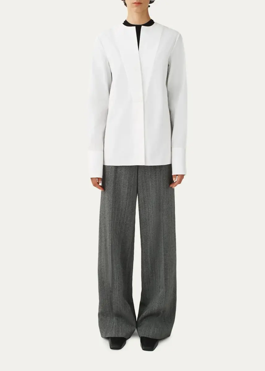Attersee The Barb Slub Cotton Poplin Shirt | Thumbnail 2 Attersee The Barb Slub Cotton Poplin Shirt | Thumbnail 2