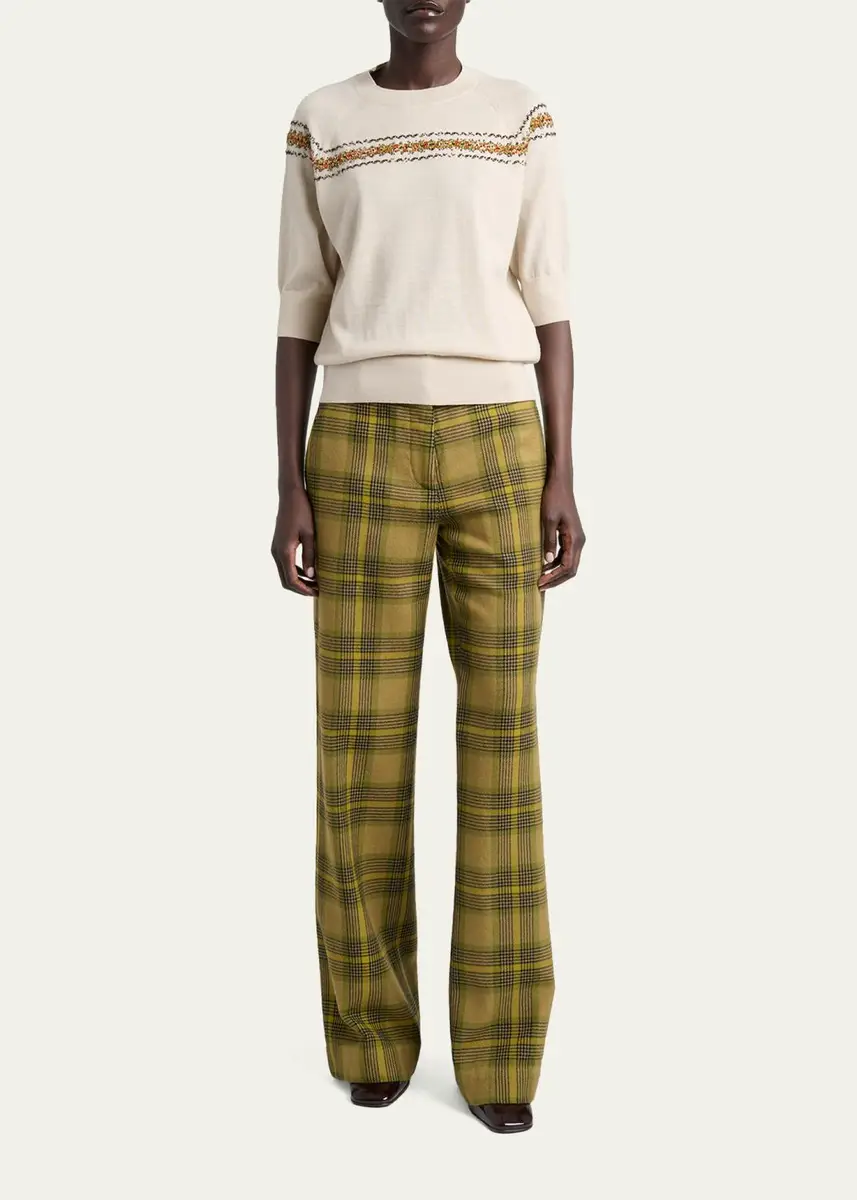 Dries Van Noten Tuano Embellished Merino Wool Sweater | Thumbnail 2 Dries Van Noten Tuano Embellished Merino Wool Sweater | Thumbnail 2