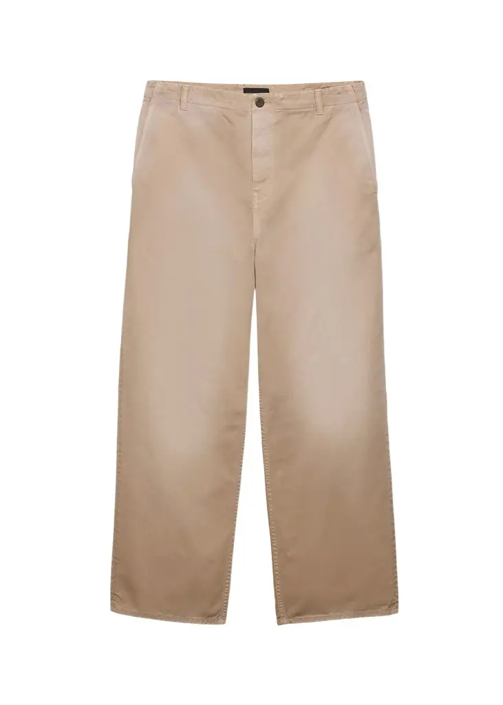 Prada Men's Garment-Dyed Cotton Gabardine Pants