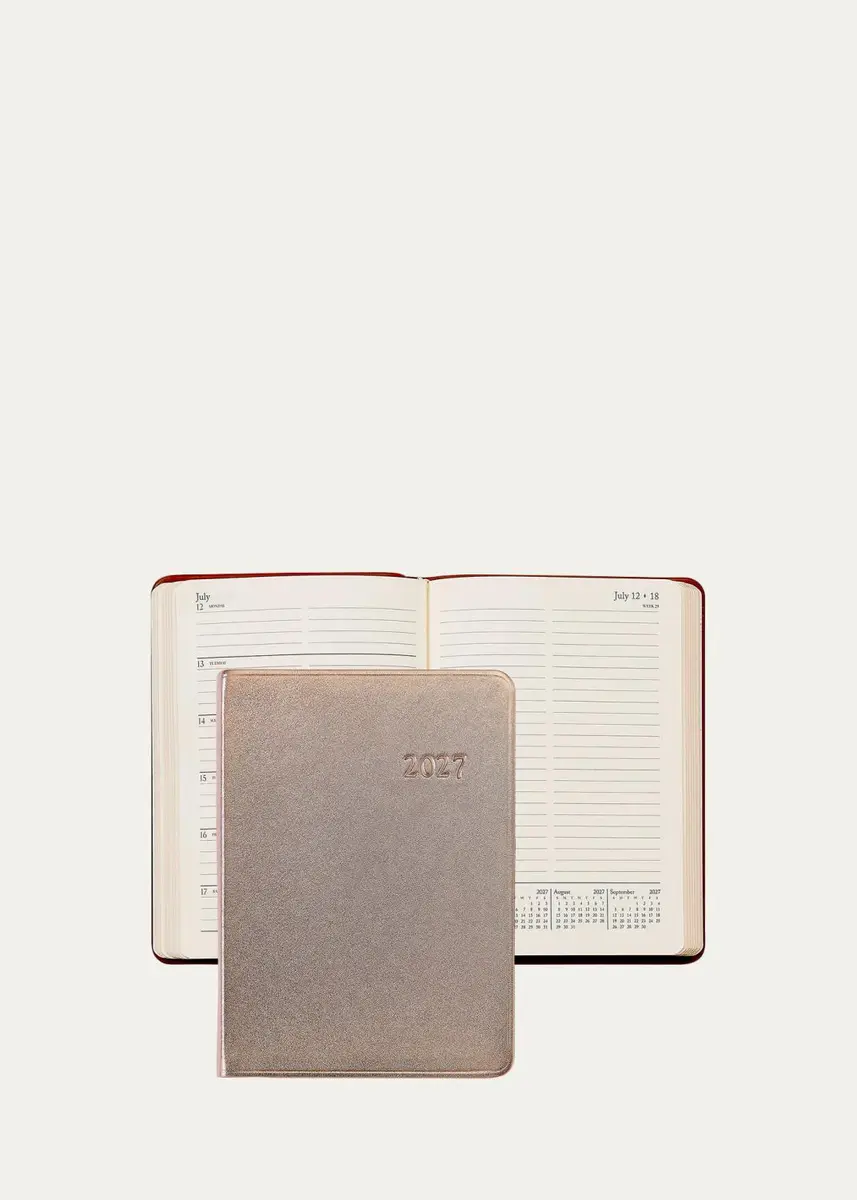Graphic Image 2027 Leather Weekly Notebook | Thumbnail 4 Graphic Image 2027 Leather Weekly Notebook | Thumbnail 4