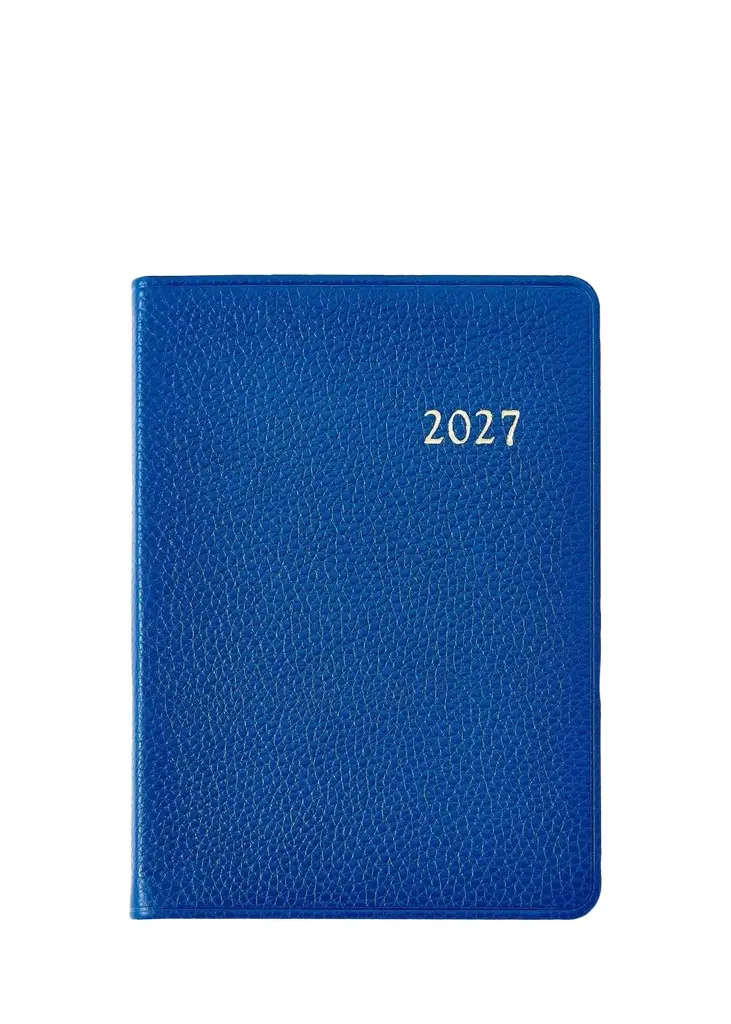 Graphic Image 2027 Leather Weekly Notebook