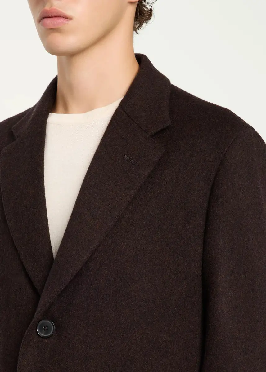 Zegna Men's Oasi Cashmere Overcoat | Thumbnail 5 Zegna Men's Oasi Cashmere Overcoat | Thumbnail 5