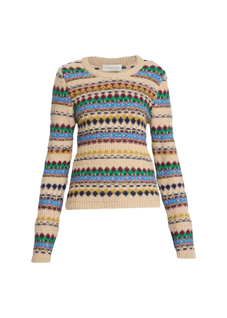 Tedd Fair Isle Crewneck Sweater