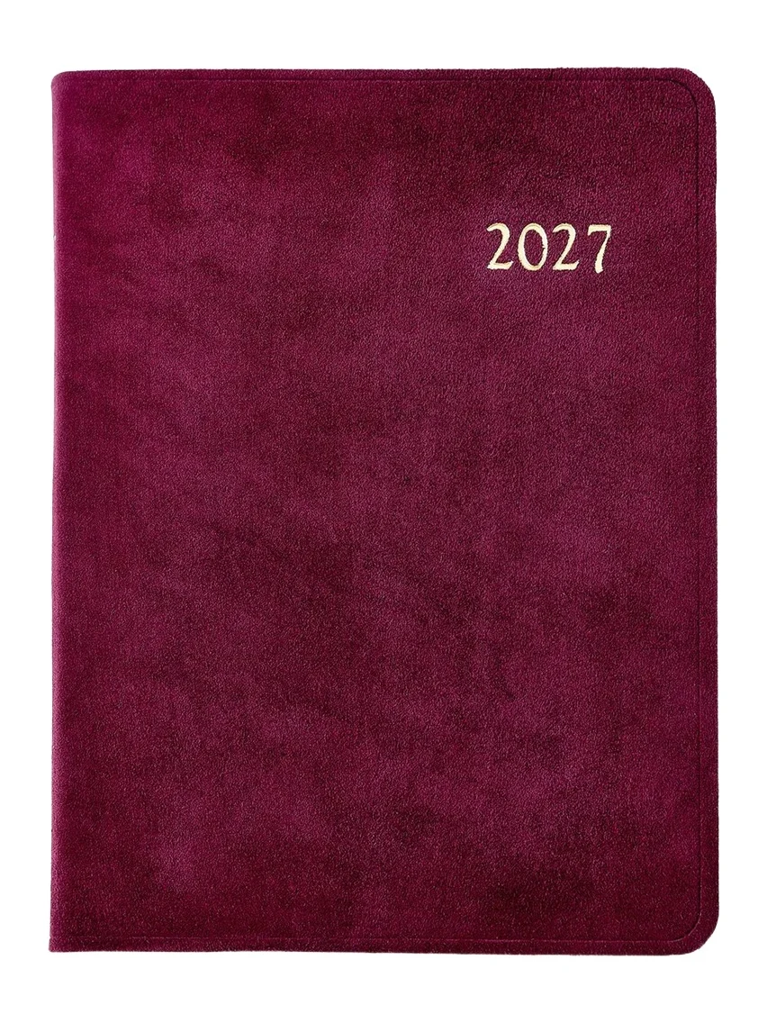 Graphic Image 2027 Leather Desk Diary
