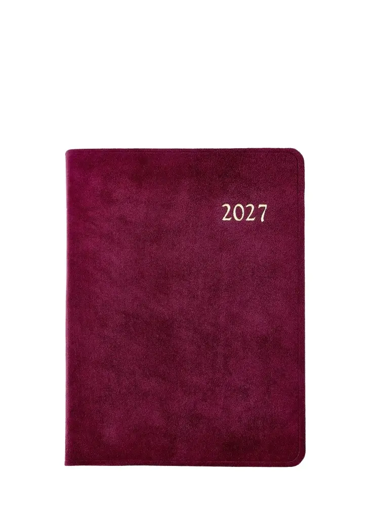 Graphic Image 2027 Leather Desk Diary