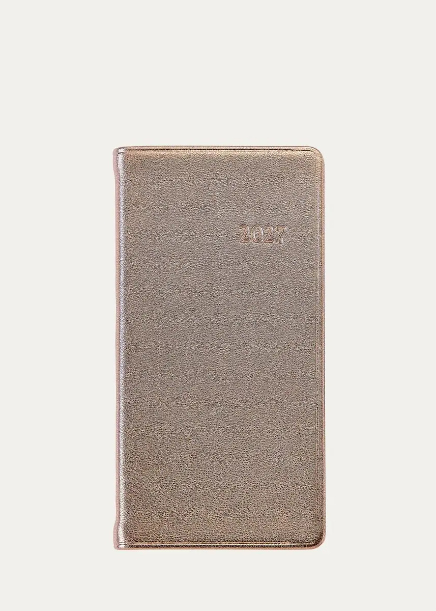 Graphic Image 2027 6" Leather Pocket Datebook | Thumbnail 12 Graphic Image 2027 6" Leather Pocket Datebook | Thumbnail 12