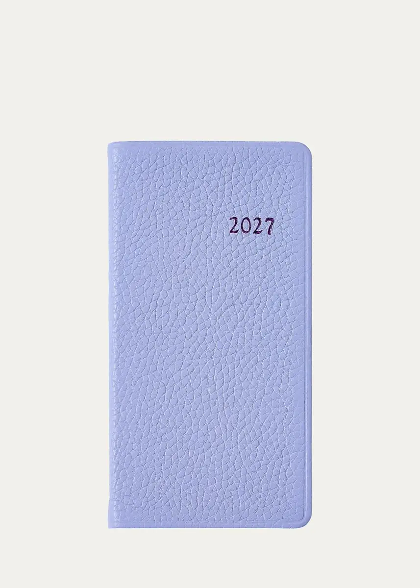 Graphic Image 2027 6" Leather Pocket Datebook | Thumbnail 3 Graphic Image 2027 6" Leather Pocket Datebook | Thumbnail 3
