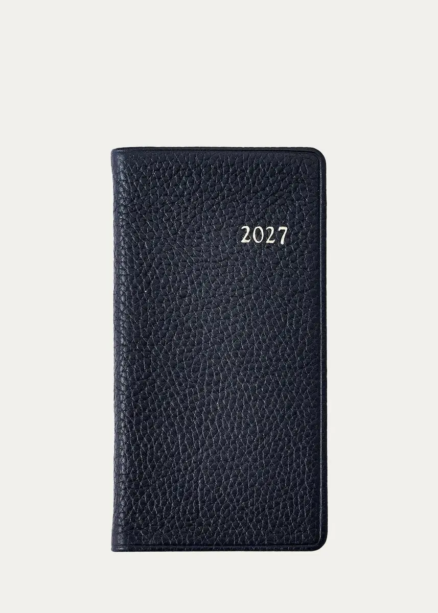 Graphic Image 2027 6" Leather Pocket Datebook | Thumbnail 8 Graphic Image 2027 6" Leather Pocket Datebook | Thumbnail 8