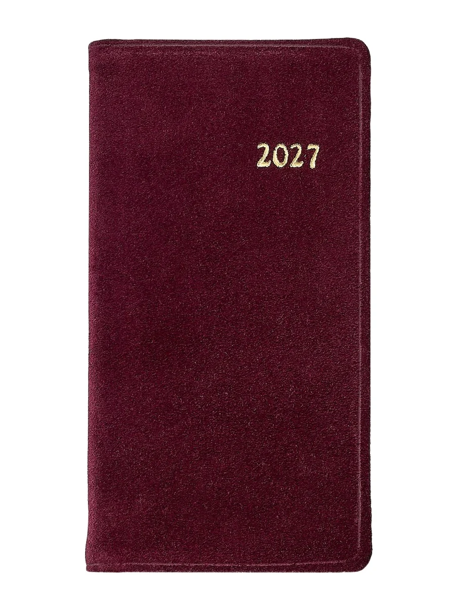 Graphic Image 2027 6" Leather Pocket Datebook