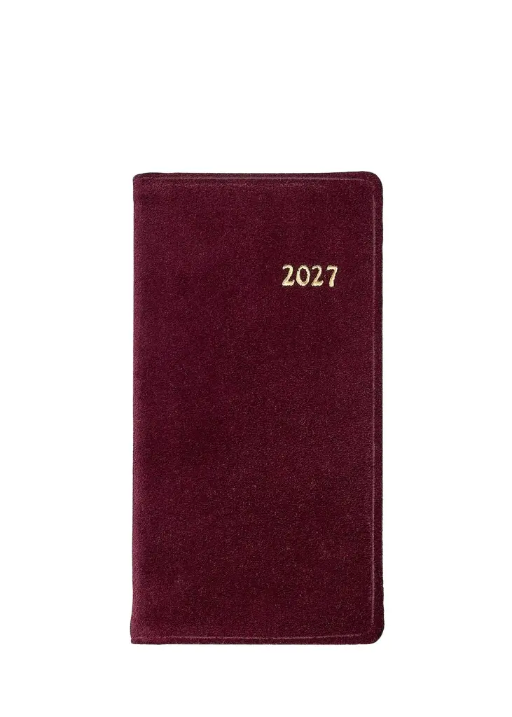 Graphic Image 2027 6" Leather Pocket Datebook