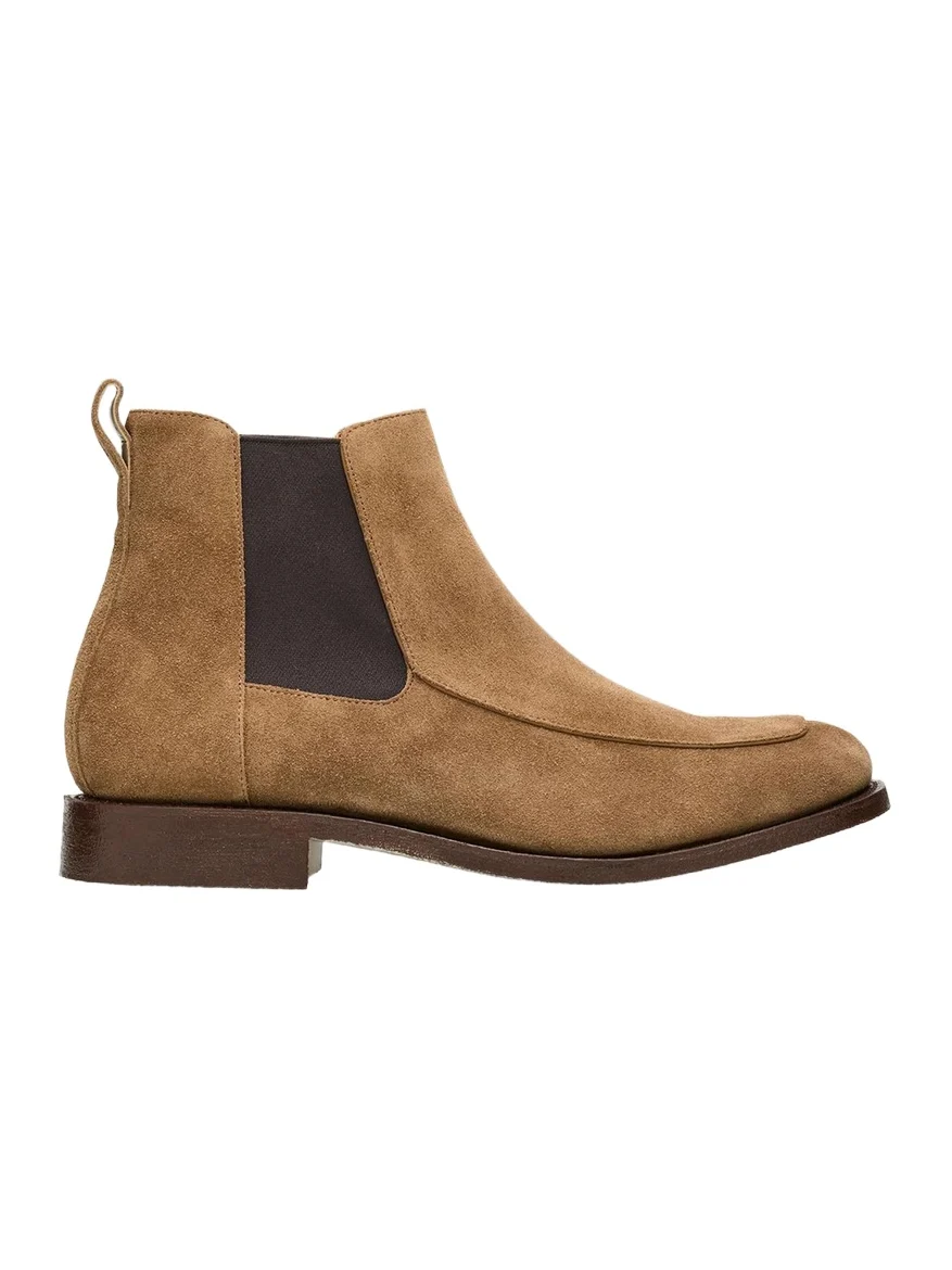 Men's Suede Chelsea Boots
