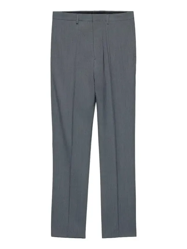 Prada Men's Mouliné Wool Pants