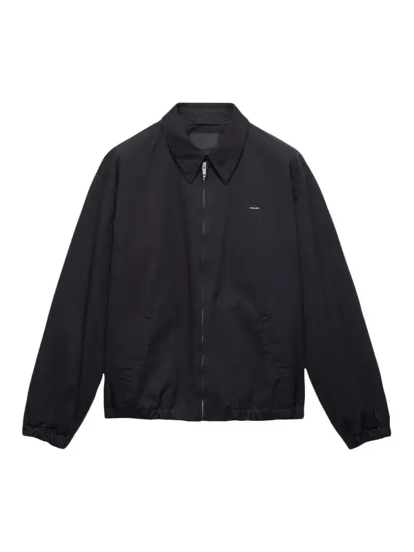 Prada Men's Cotton Poplin Zip-Front Jacket