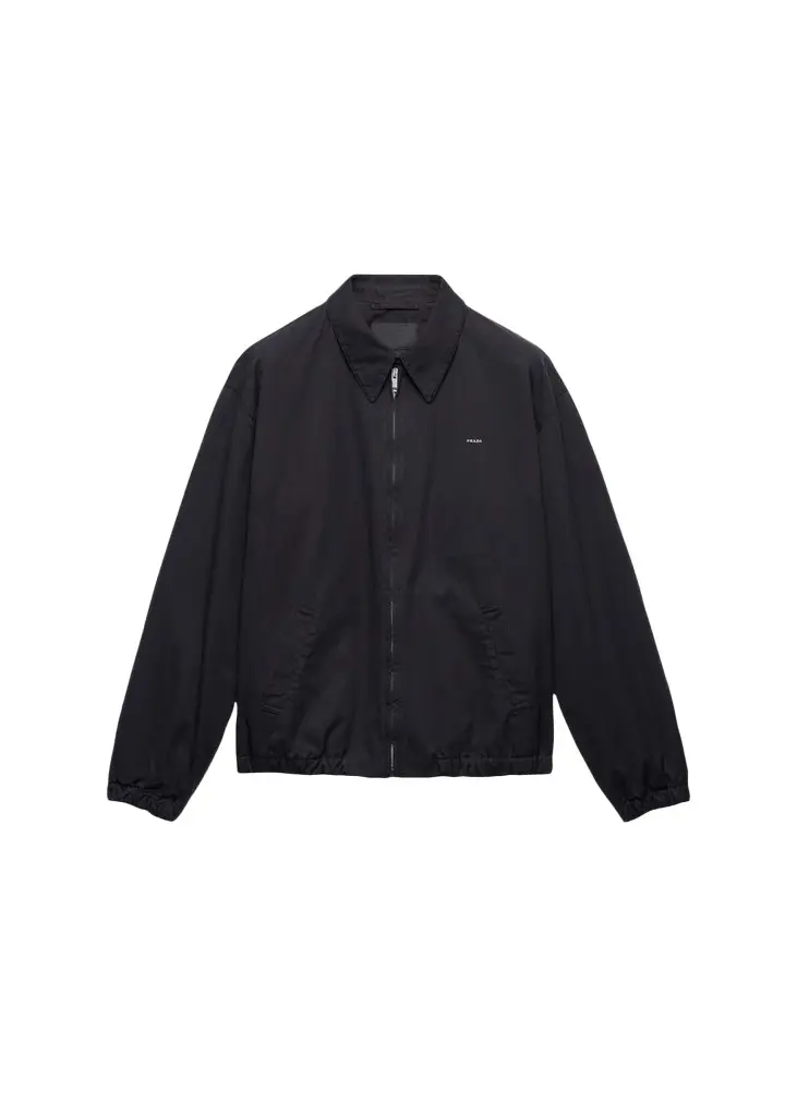 Prada Men's Cotton Poplin Zip-Front Jacket