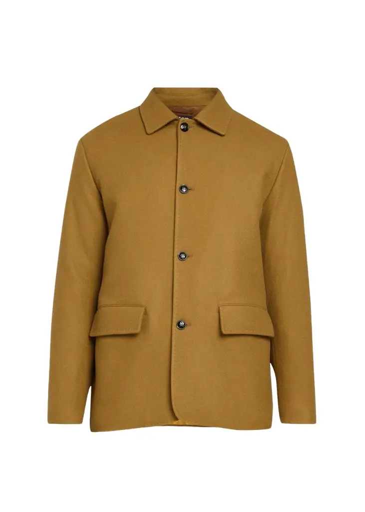 Kiton Men's Cashmere Twill Car Coat